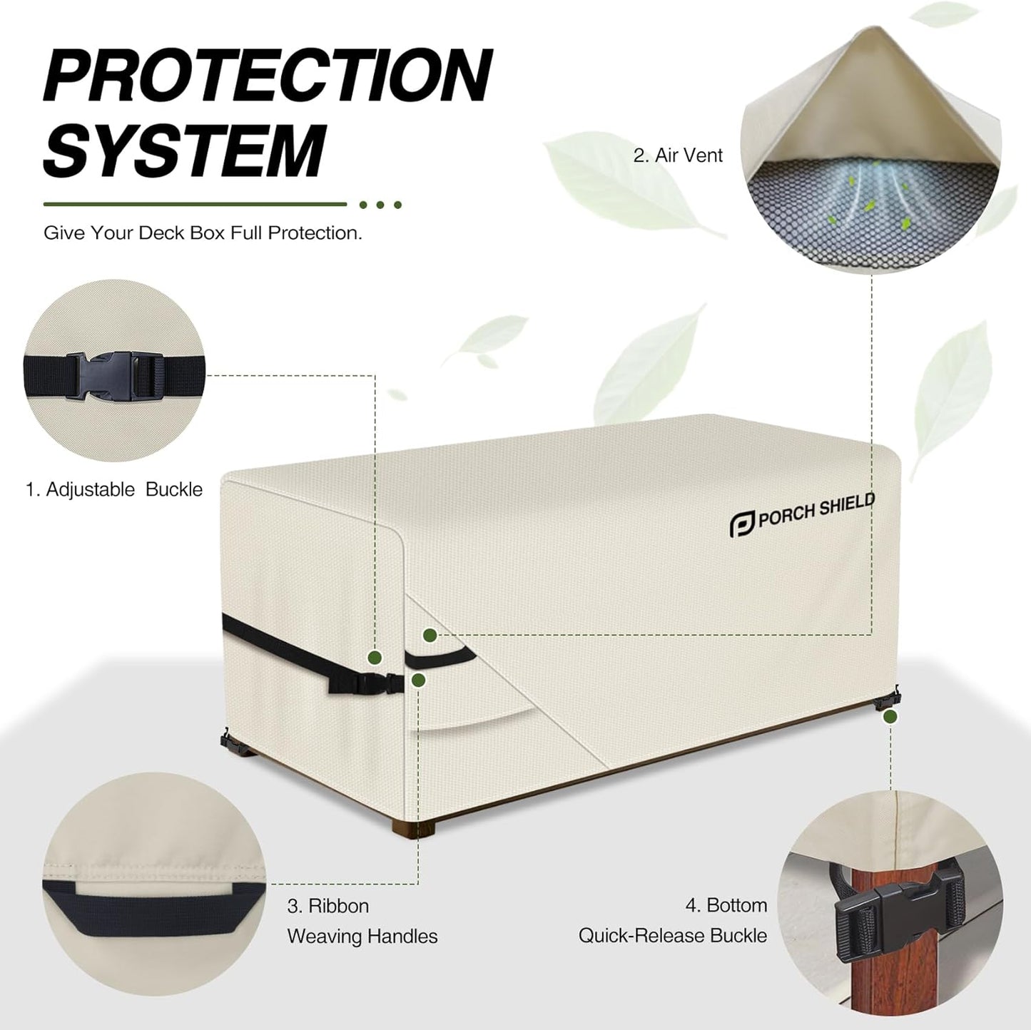 Cubierta impermeable para caja patio 150-230gal