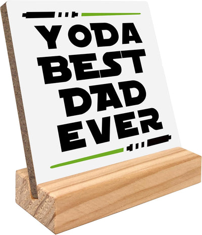 Letrero madera texto dad best dad regalo papá navidad