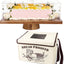 Soporte pastel y caja pan madera acacia caja fermentación eléctrica