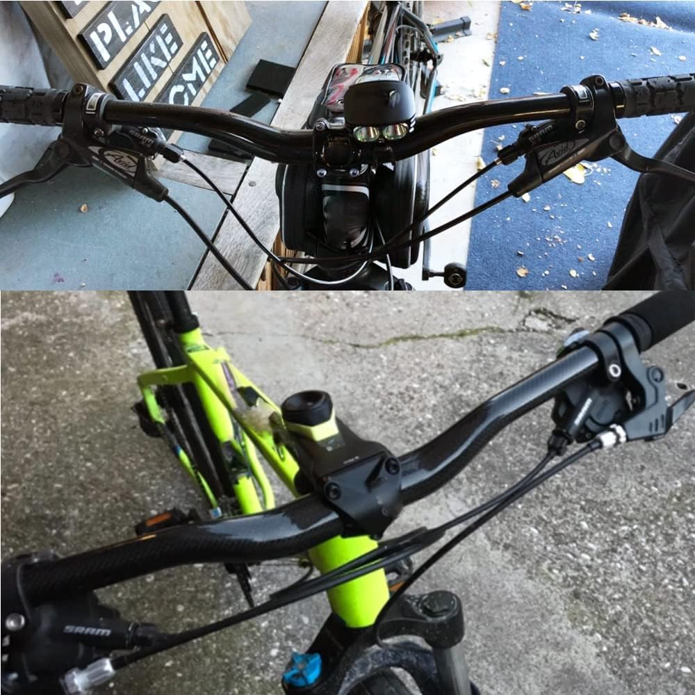 Manillar Carbono MTB 31.8mm 660mm Negro 3K Brillante