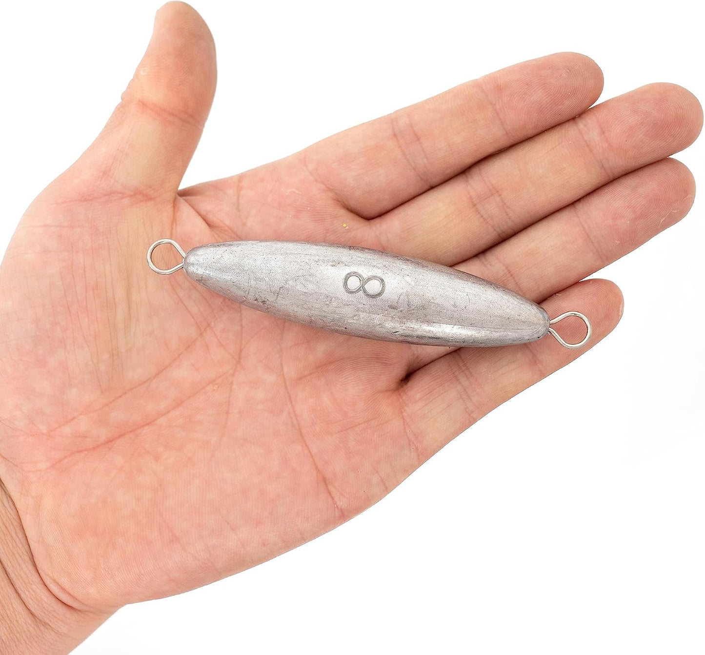 Plomada torpedo alambre para pesca salada 2-48oz