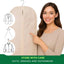 Bolsas algodón beige 24x42" con cremallera
