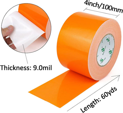 Cinta adhesiva verde 4pulg x 60yd resistente agua