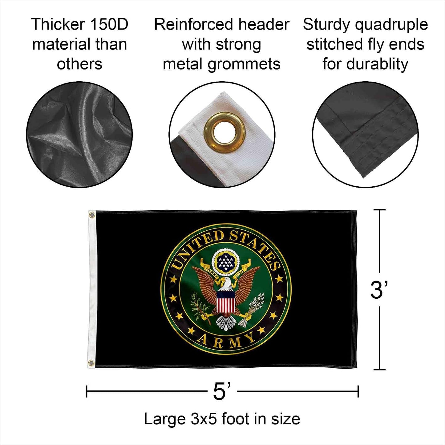 Bandera servicio militar ejército