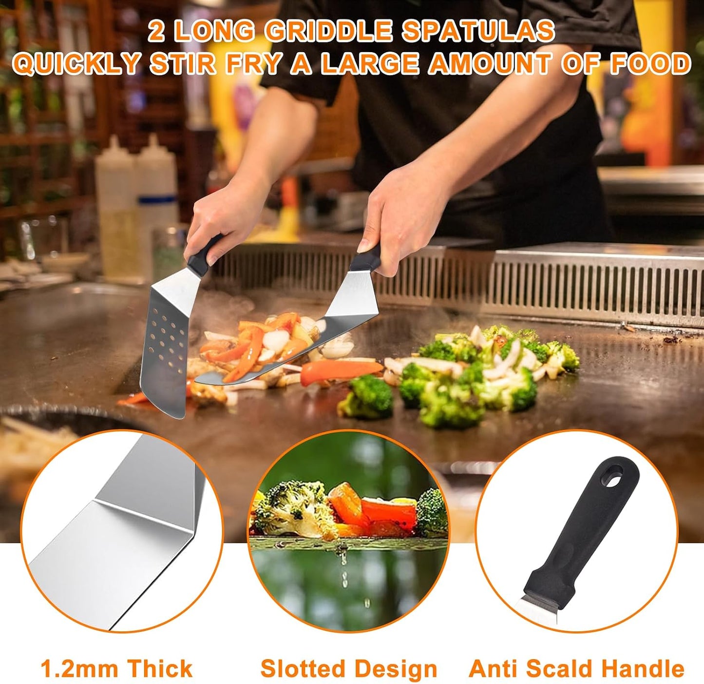 Kit 24 Pzas Accesorios Parrilla Blackstone Camp Chef