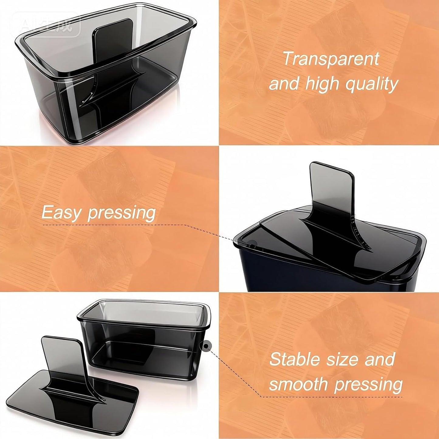 2 Pzas Molde Musubi Negro Antiadherente Sin BPA