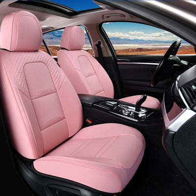 Fundas asiento coche delantero 2 Pzas cuero Nappa