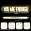 Letrero neón USB You Are Enough para dormitorio y sala