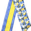 Cinta corona limón azul amarillo para puerta boda