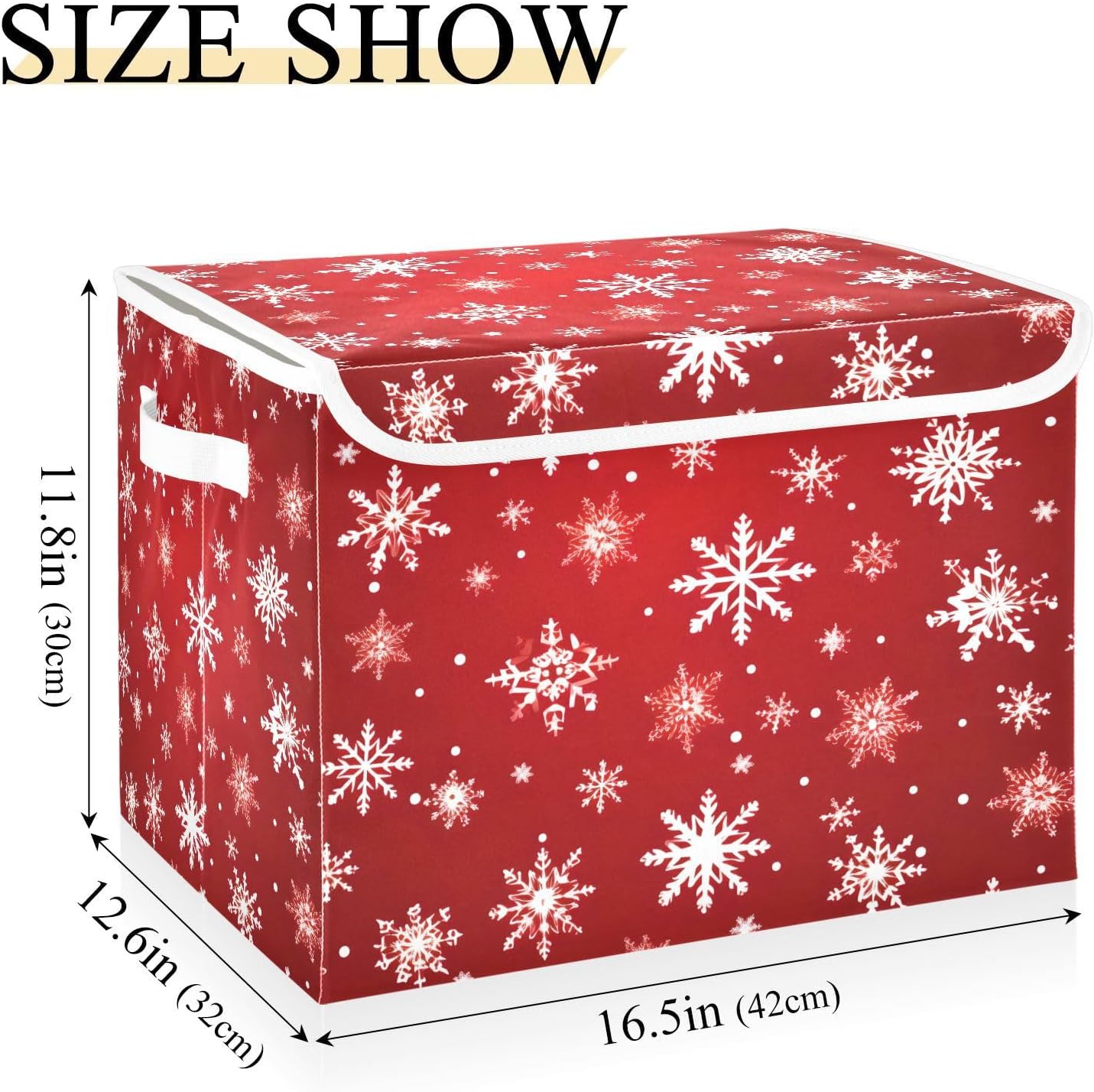 Caja organizadora lino plegable 16.7x