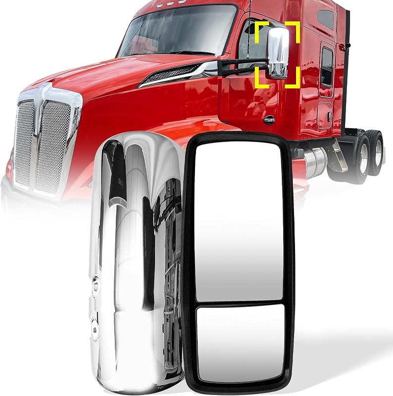 Espejo retrovisor motorizado con descongelación Kenworth