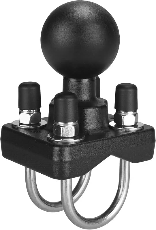 Base fija doble perno en U bola 1.5pulg tubos 0.5-1.3pulg