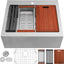 Fregadero acero inox 304 28" con accesorios