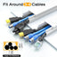 Ocultador cables TV 315" para 3-4 cables pared