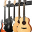 Estante pared para guitarra múltiple con 5 ganchos ajustables