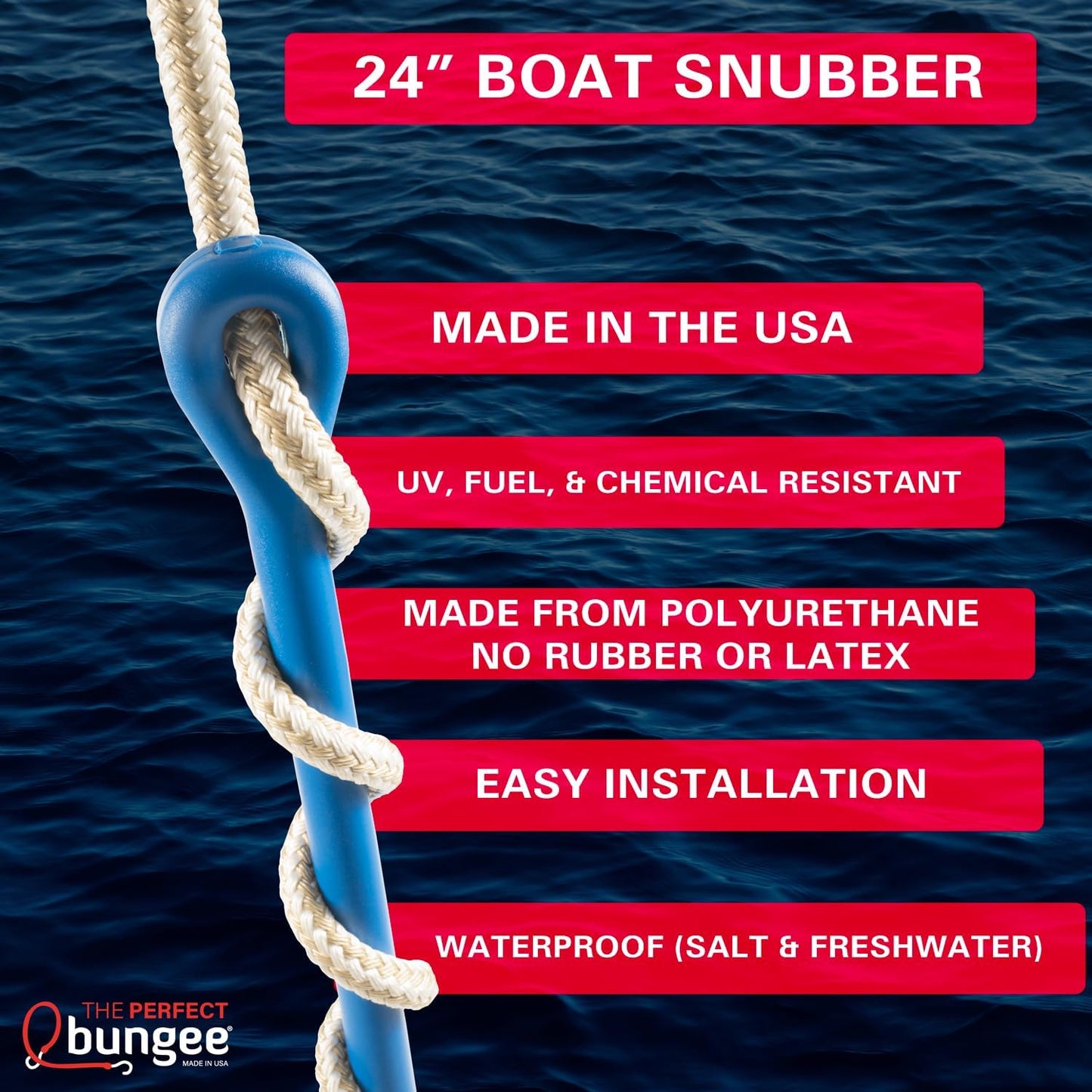Amortiguador barco 24pulg resistente fabricado EE.UU.