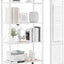 Carrito rack metal 4 niveles blanco sin ensamblaje cocina