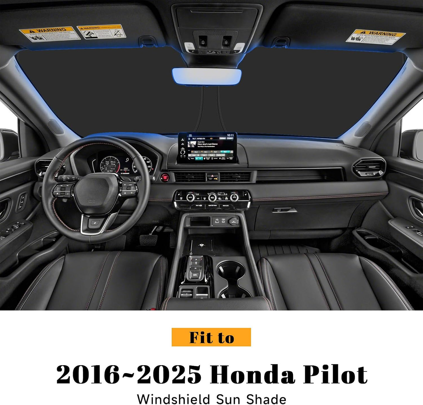 Parasol reflectante plegable para Honda Pilot 16-26