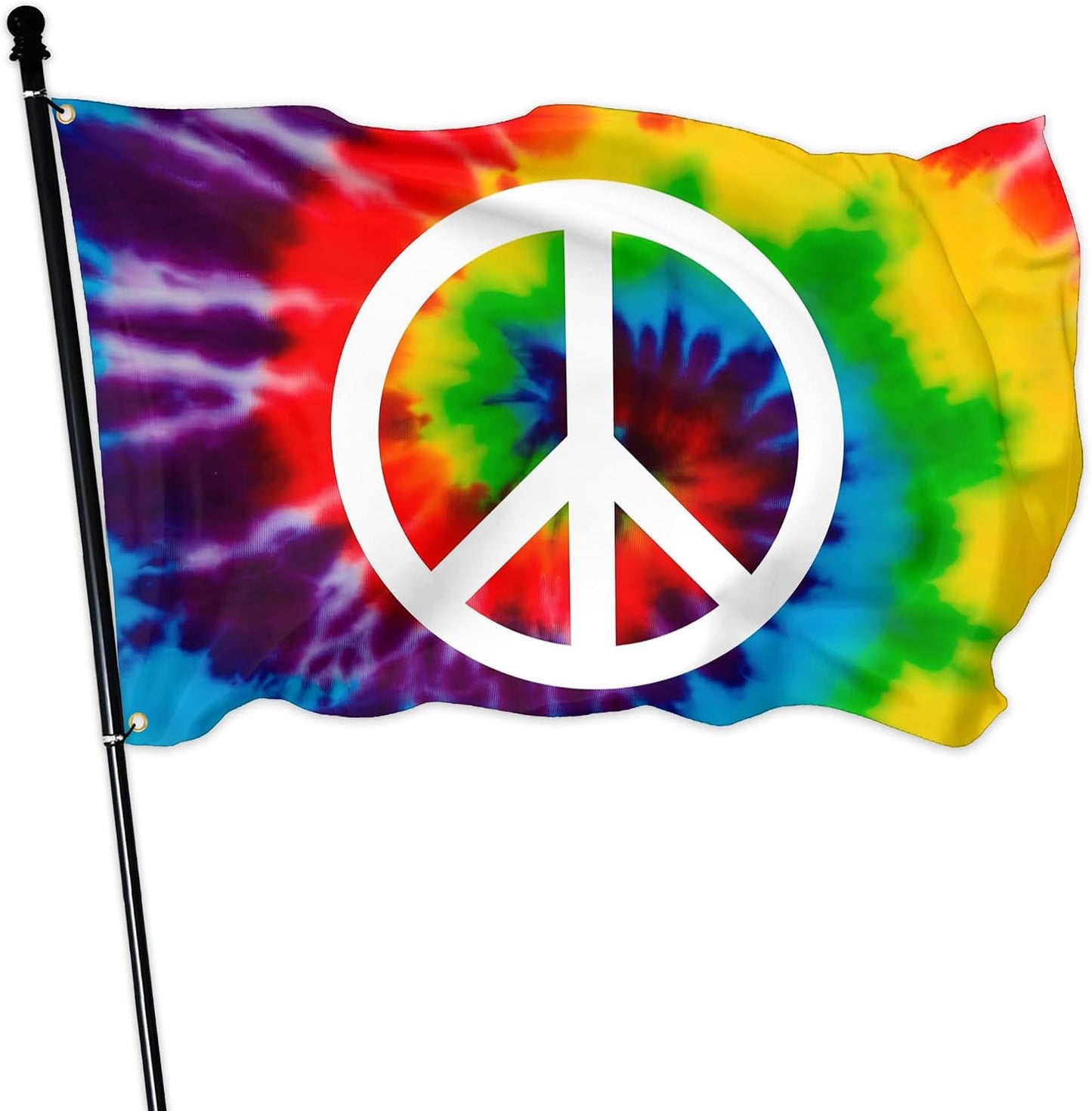 Bandera arcoíris poliéster 3x5ft doble cara decoración