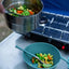 Set utensilios cocina acero inox sartén compacta