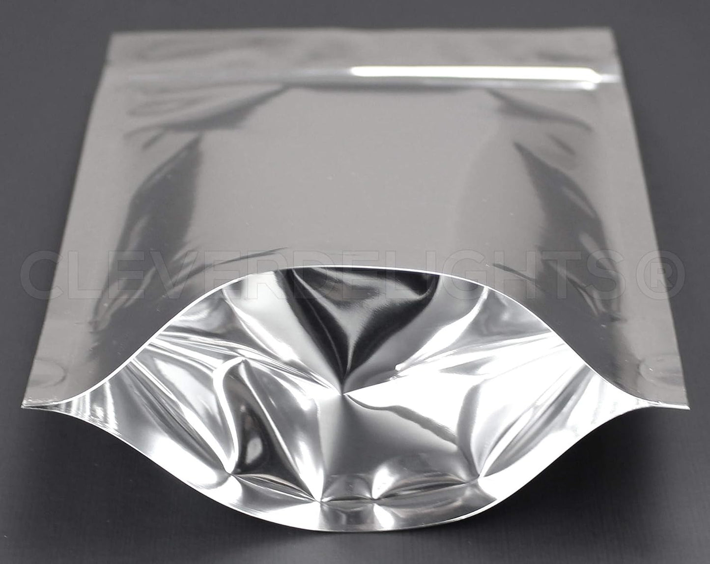 Bolsas plateadas resellables 6x9x3" 100 Uds