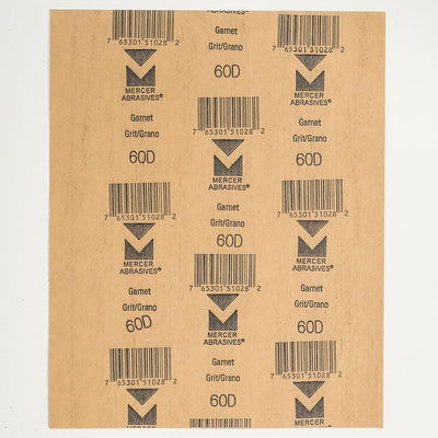 Pack 50 hojas papel granate 9x11 grano 60d