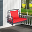 Columpio mimbre para patio silla colgante 1 persona