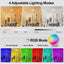 Luz ducha RGBW LED con cubierta silicona control remoto