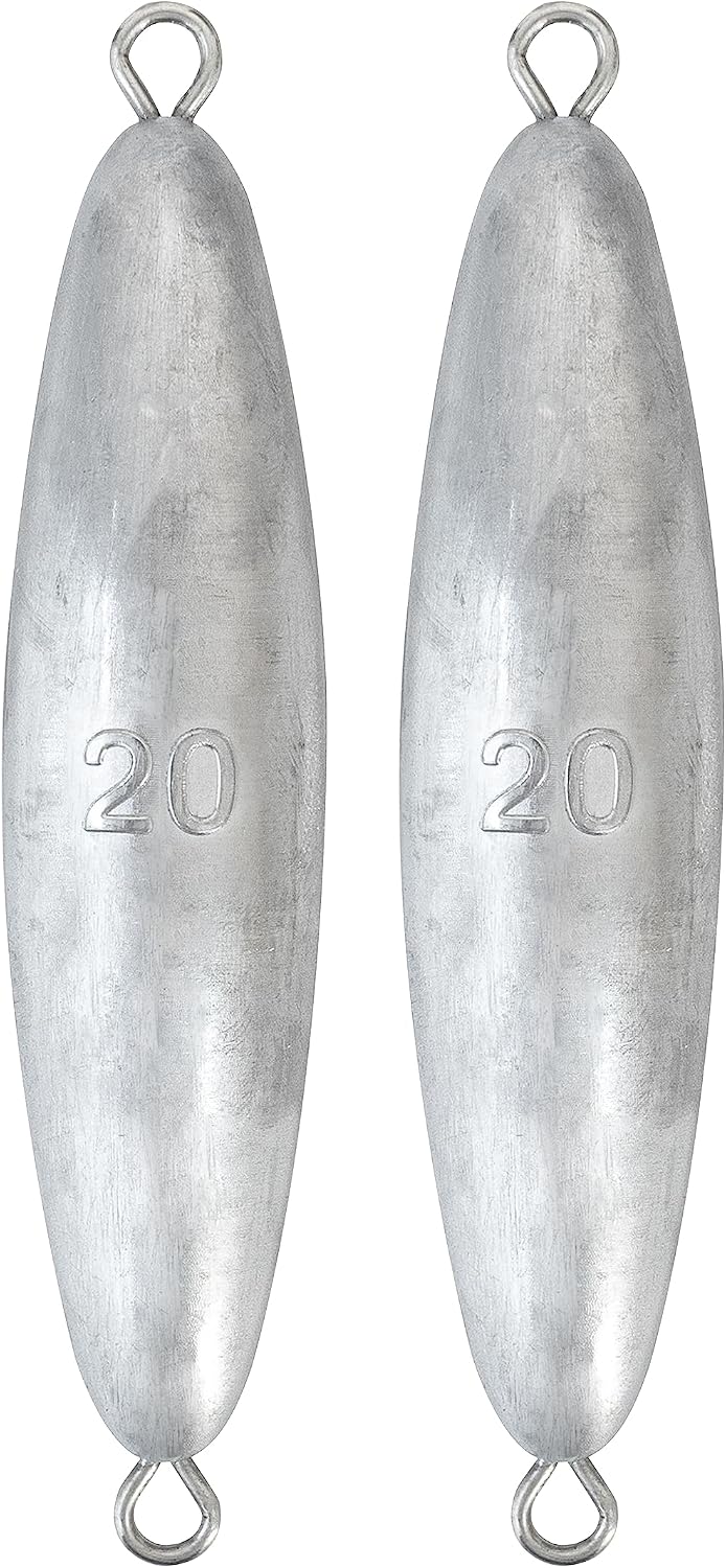 Plomada torpedo alambre para pesca salada 2-48oz