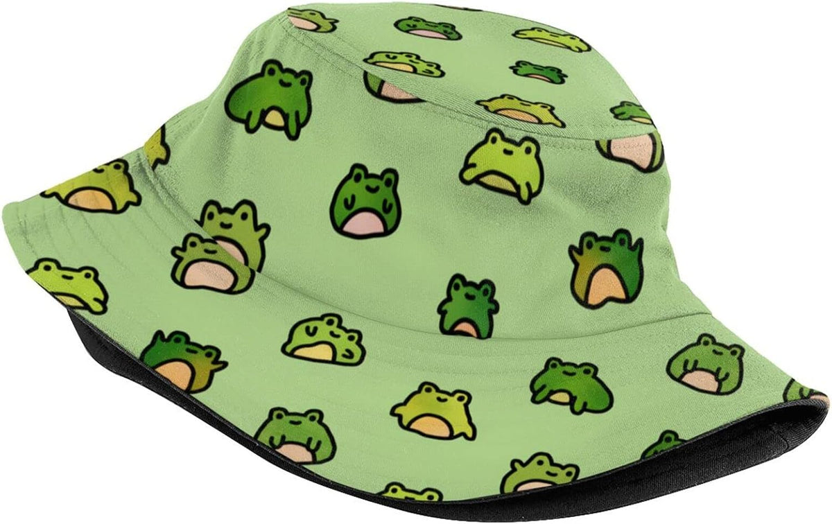 Sombrero pescador rana ala ancha plegable verano