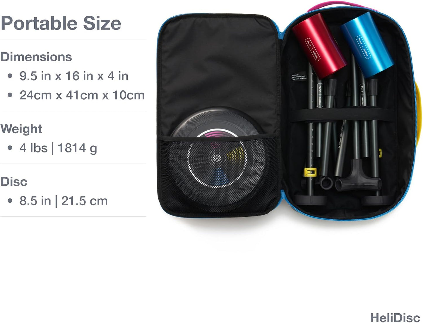 Set frisbee ultraligero portátil
