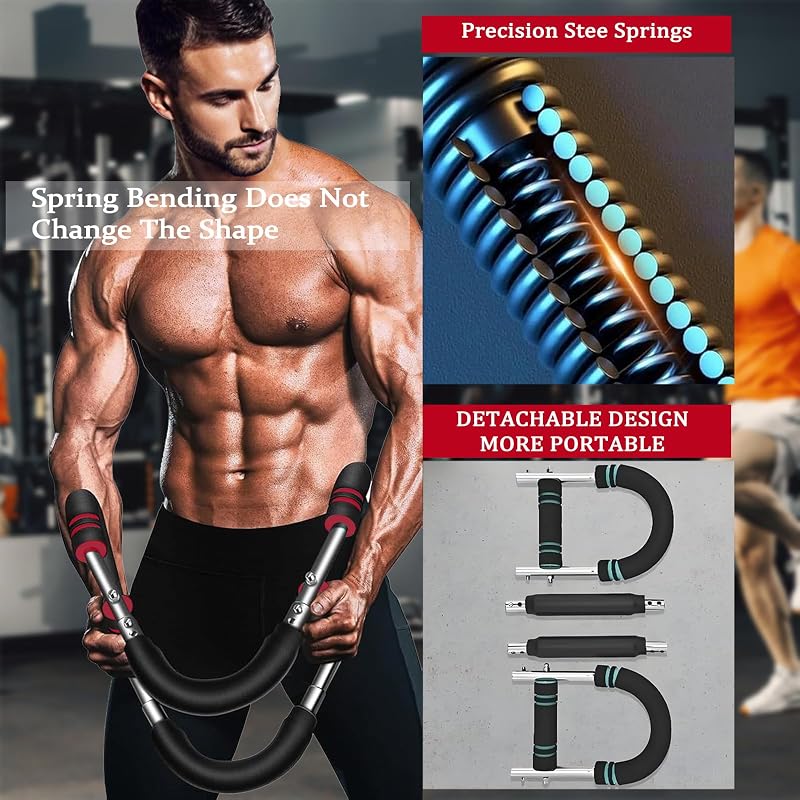 Entrenador brazo ajustable 40-140lb barra potencia pecho