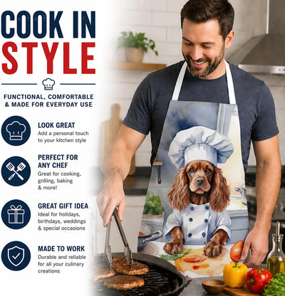 Delantal cocina unisex para adultos L multicolor