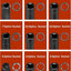 Set 10 llaves tubo para tuercas estriadas 1/2" 3" extensión