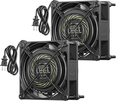 2 Ventilador 120V 80mm 14W para refrigerador y computadora