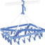 Estante secado colgante 26 clips azul