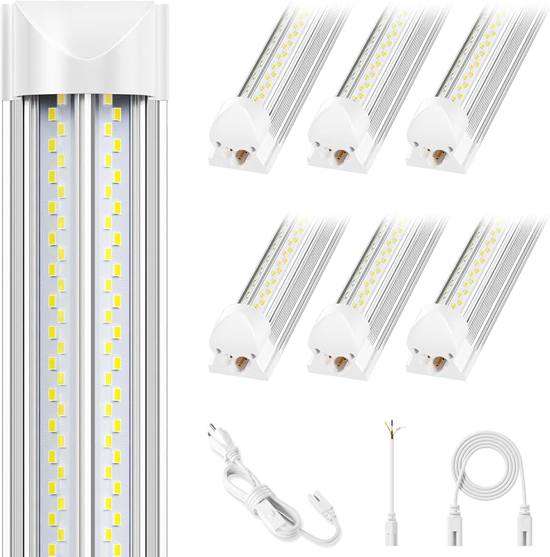 6 Luces Tienda LED 8ft 100W 15000lm Vinculables
