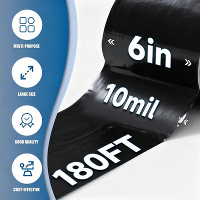 Cinta reparación impermeable UV 6pulg para toldos y cubiertas