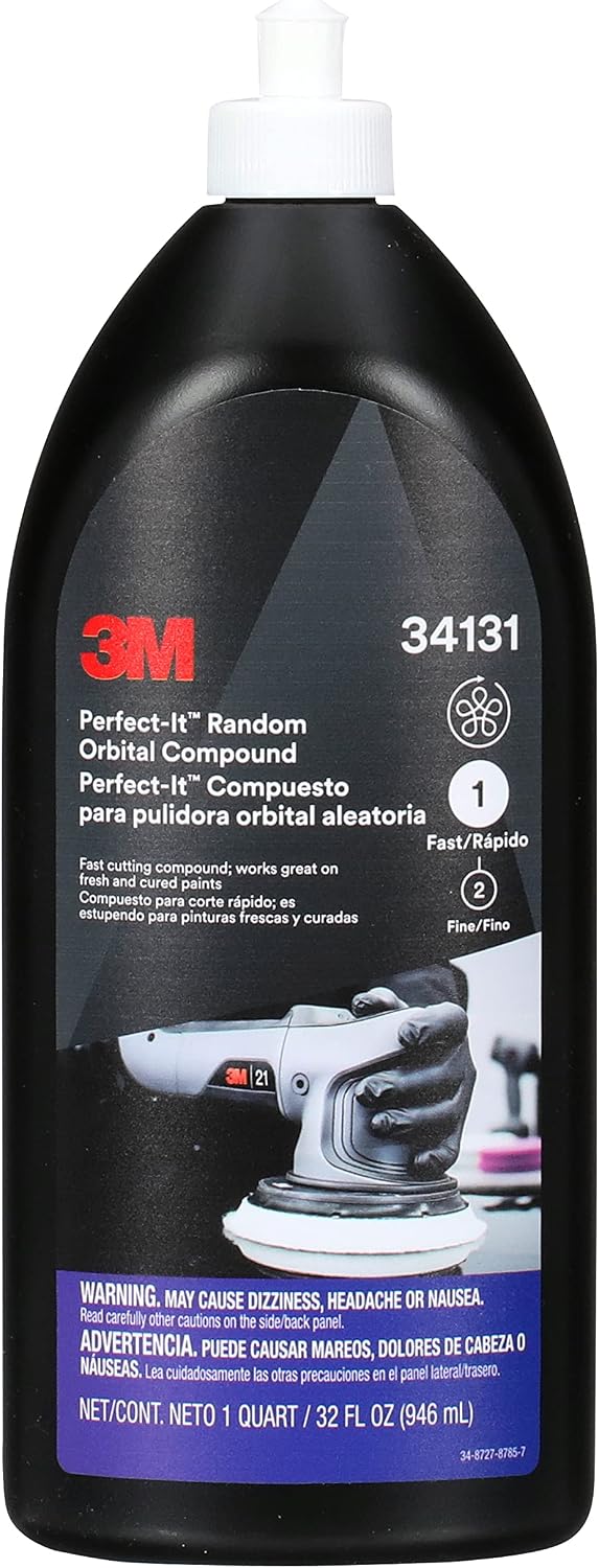 Compuesto orbital aleatorio 1qt para pulido automotriz