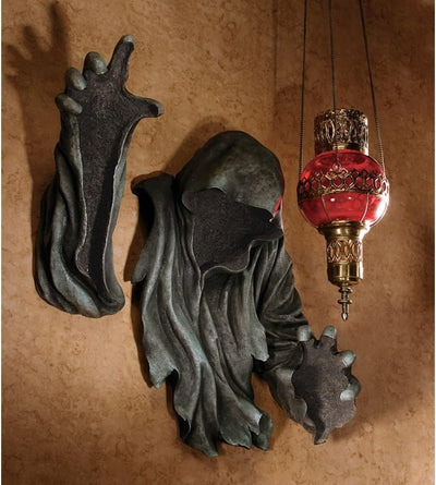 Escultura pared acabado negro mate