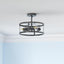 Lámpara techo 3 luces negro pasillo cocina granja pack 2