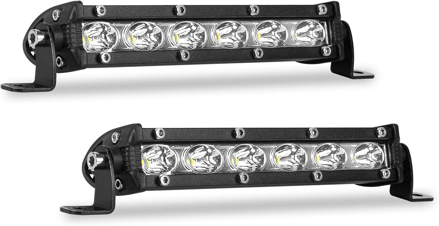 2 Focos Led 7pulg 60W 10000lm Impermeables para Camiones ATV