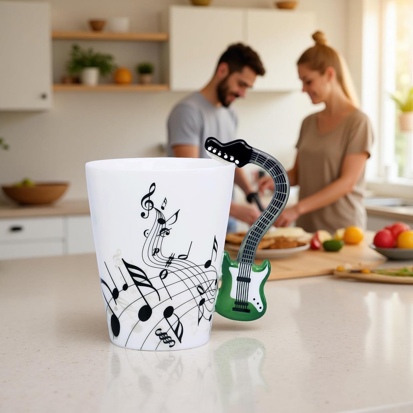 Taza Guitarra 13.5oz Regalo para Guitarristas