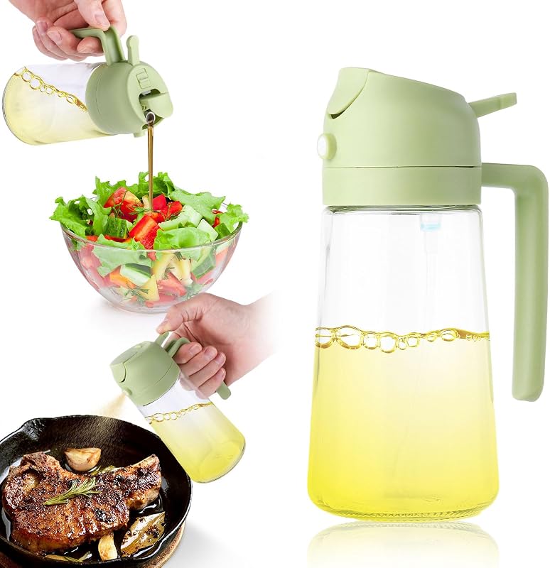 Rociador y dispensador aceite oliva 16oz cocina freidora aire
