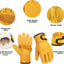 Guantes trabajo invierno cuero forro Thinsulate térmicos