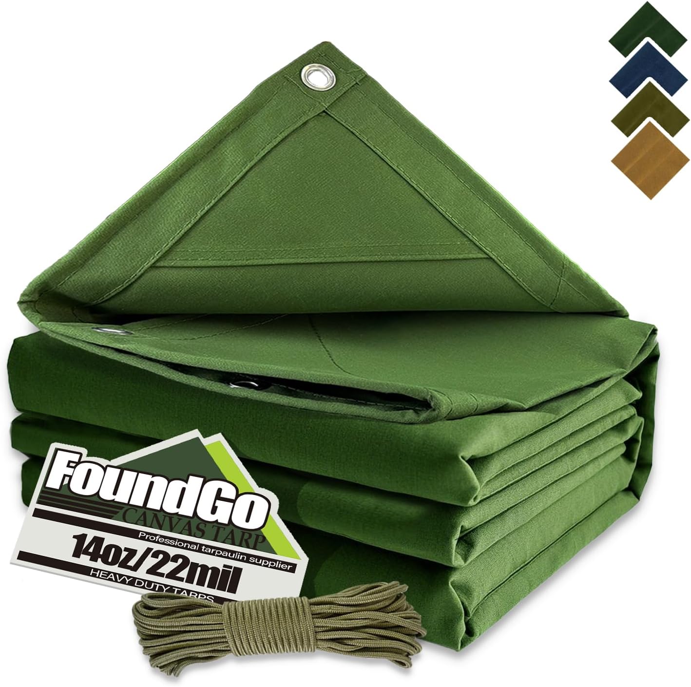 Lona 4x4ft resistente agua UV 22mil para automóvil techo