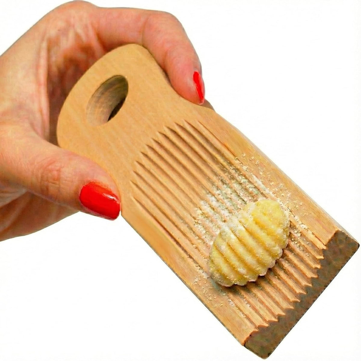 Tablero ñoquis curvado para pasta italiana fácil de usar