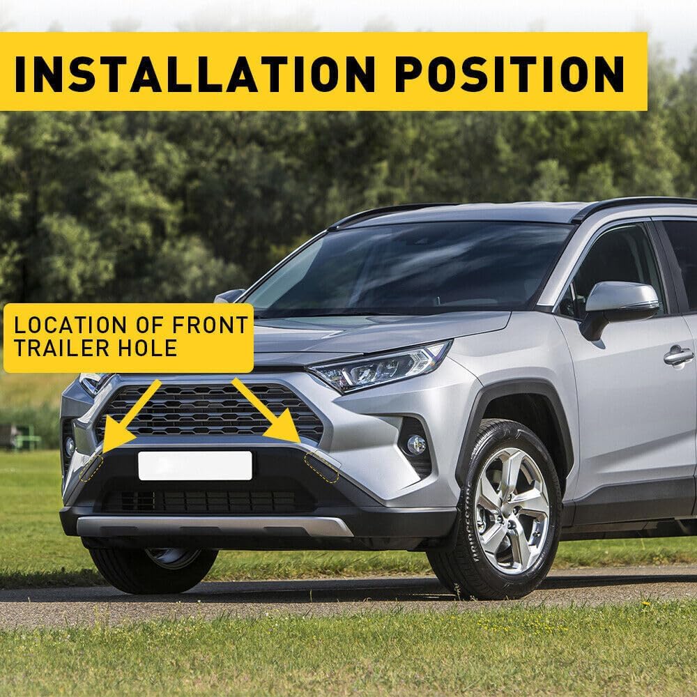 Tapa cubierta gancho remolque Toyota RAV4 19-23 LE