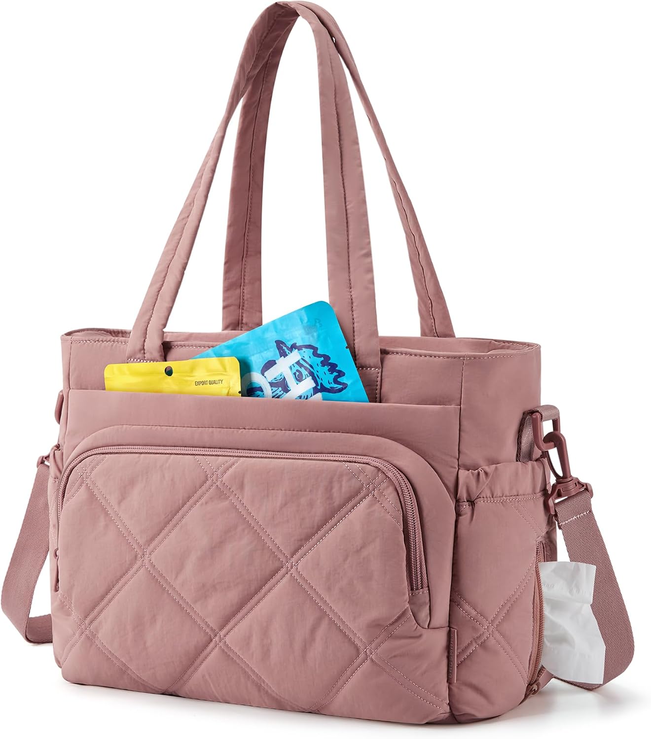 Bolsa almuerzo mujer aislada múltiples bolsillos hinchable