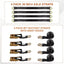 4 Correas Amarre Auto 2" Ganchos Resistentes 11000lbs